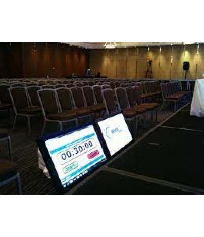 (RENTAL)Countdown Timer 43" LCD Monitor + Laptop with Software